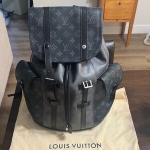 Louis Vuitton Dark Gray Monogram Backpack